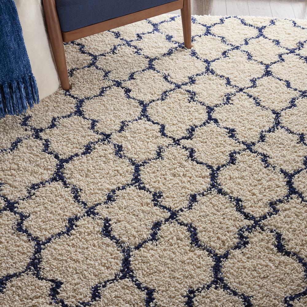 Amore Area Rug, Ivory/Blue, 3'11" x 5'11". Picture 8