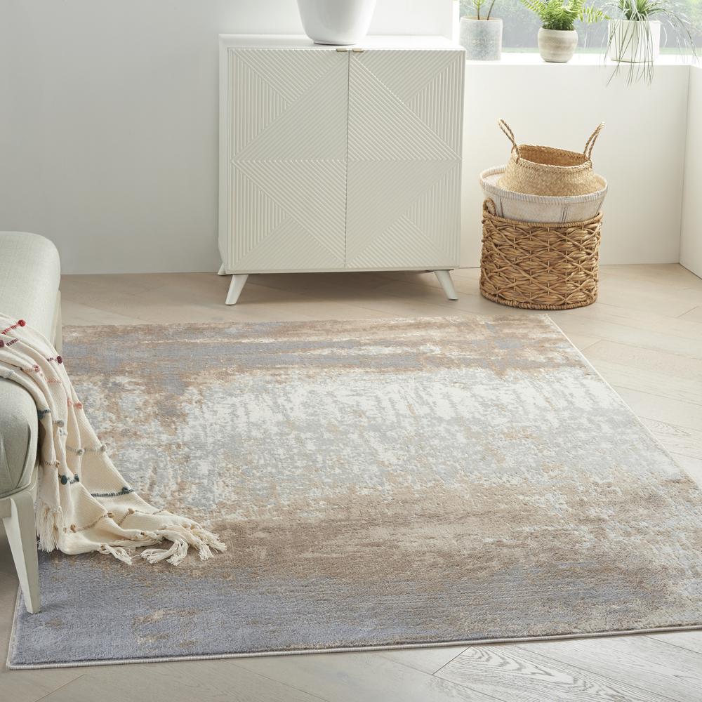 Modern Rectangle Area Rug, 4' x 6'. Picture 3
