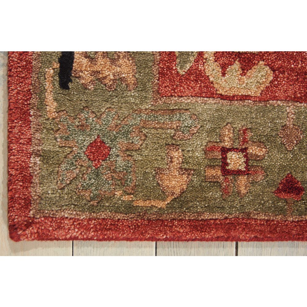 Tahoe Area Rug, Rust, 5'6" x 8'6". Picture 4