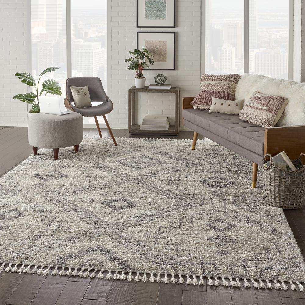Nourison Home Scandinavian Shag Area Rug. Picture 9