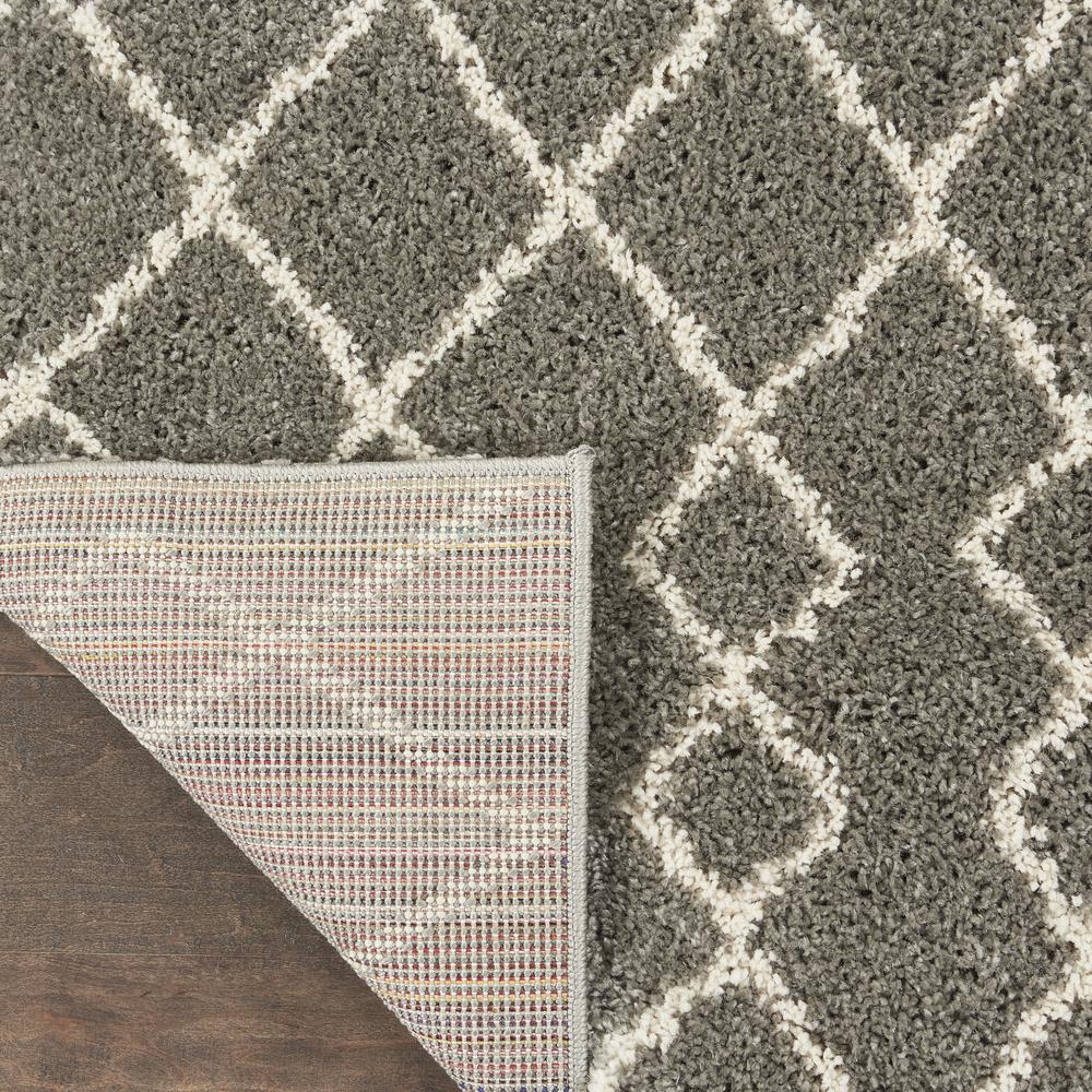 Nourison Home Geometric Shag Area Rug. Picture 4