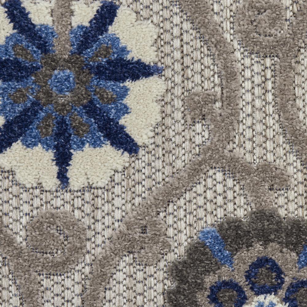 ALH19 Aloha Grey/Blue Area Rug- 2'3" x  8'. Picture 6