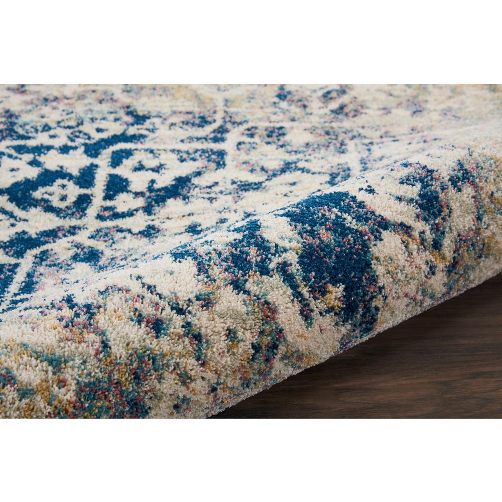 Fusion Area Rug, Cream/Blue, 5'3" x 7'3". Picture 3