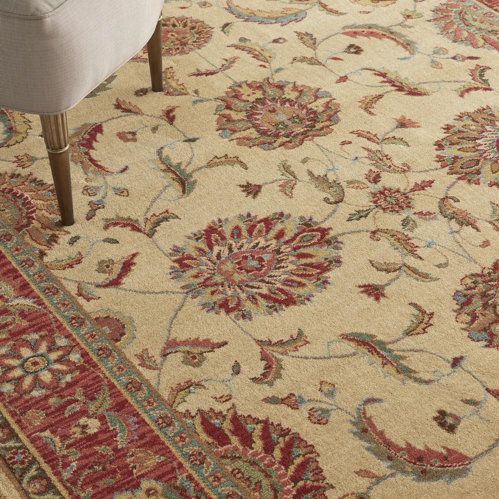 Rectangle Traditional Machine Made Area Rug. Picture 8