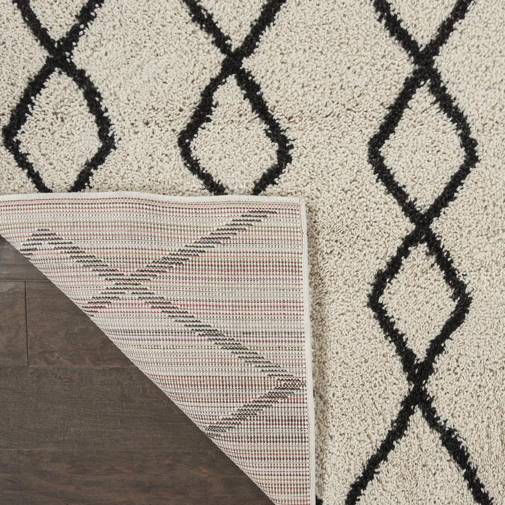 Nourison Home Geometric Shag Area Rug. Picture 4