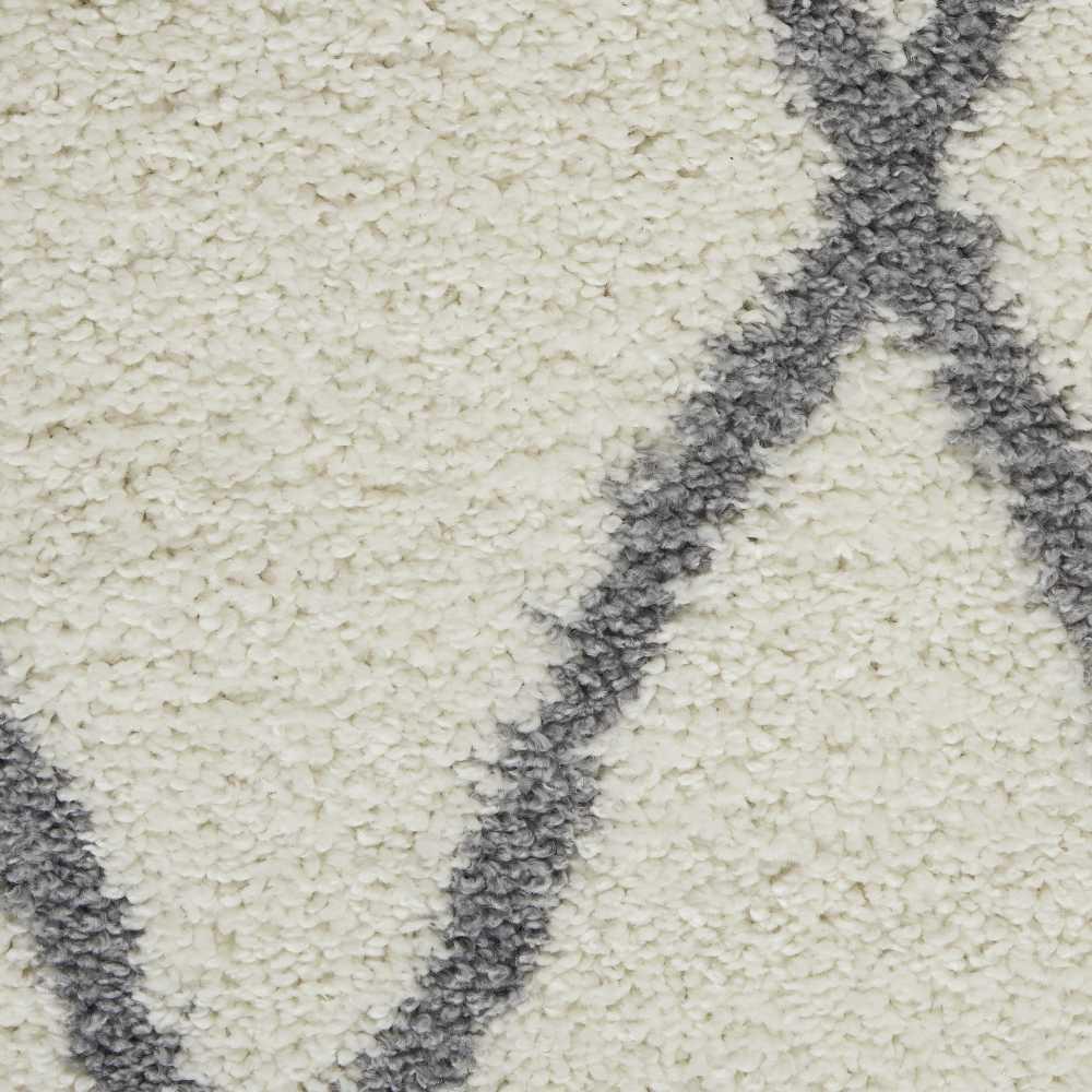 SHI02 Shangri-La Ivory/Light Grey Area Rug- 8' x 10'. Picture 6