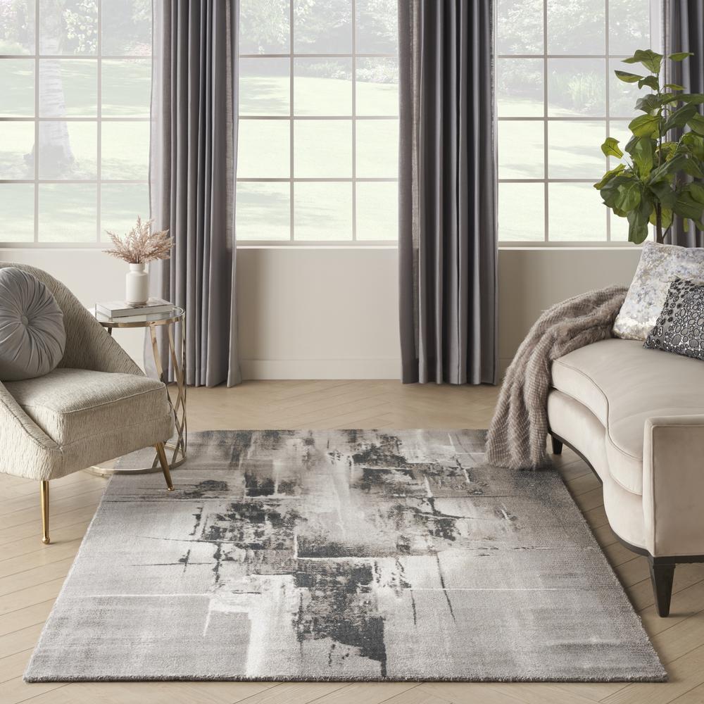 Modern Rectangle Area Rug, 6' x 8'. Picture 10