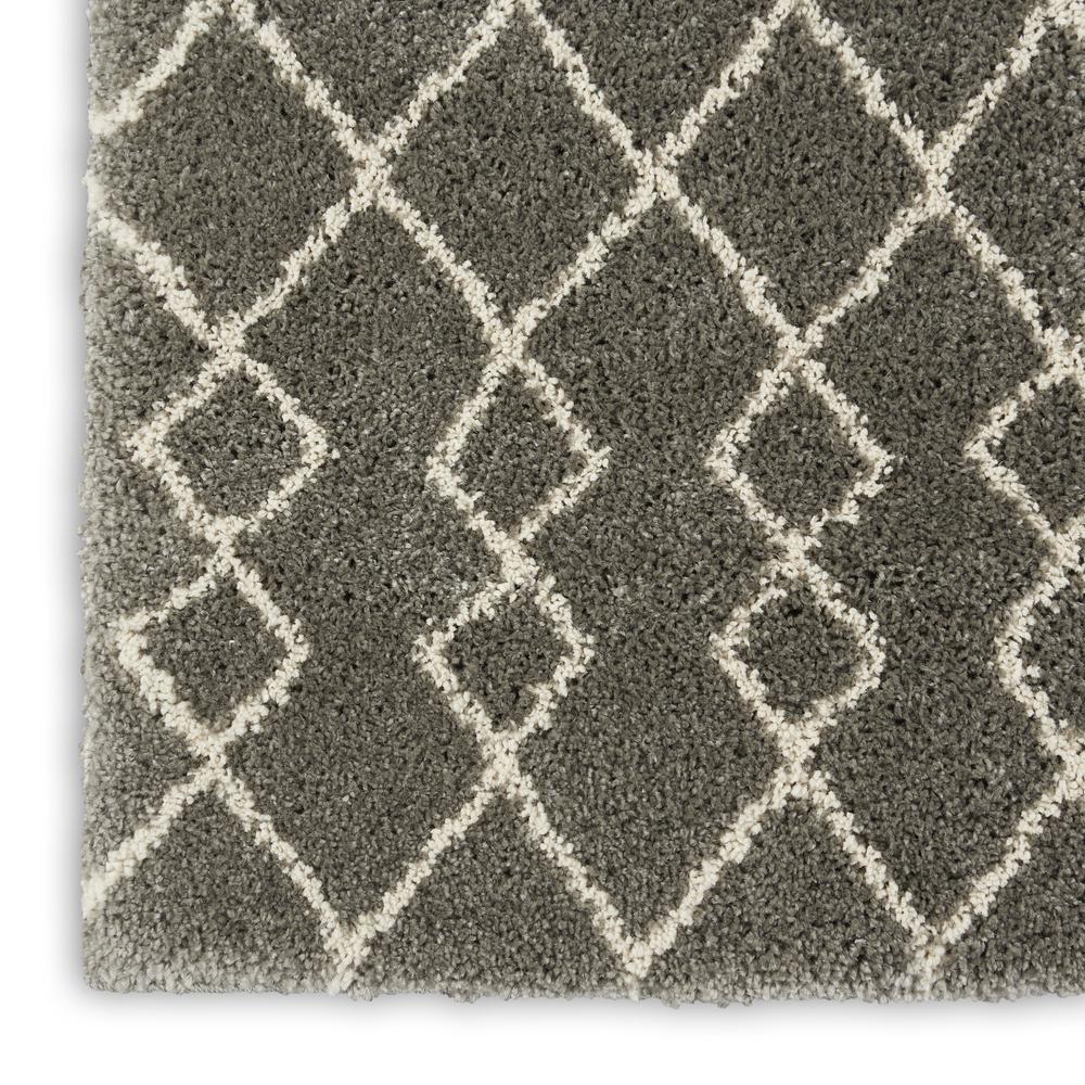 Nourison Home Geometric Shag Area Rug. Picture 6