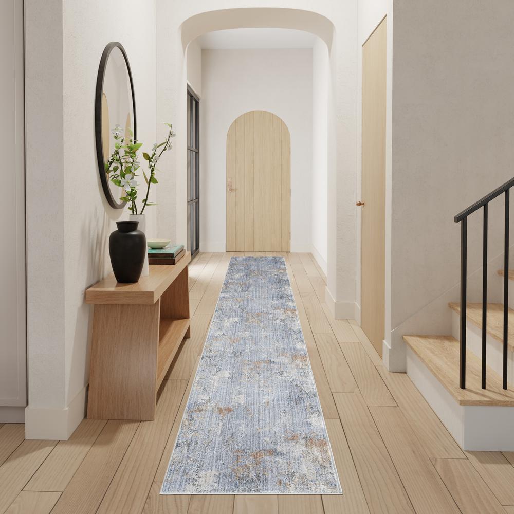 Modern Runner Area Rug, 12' Runner. Picture 3
