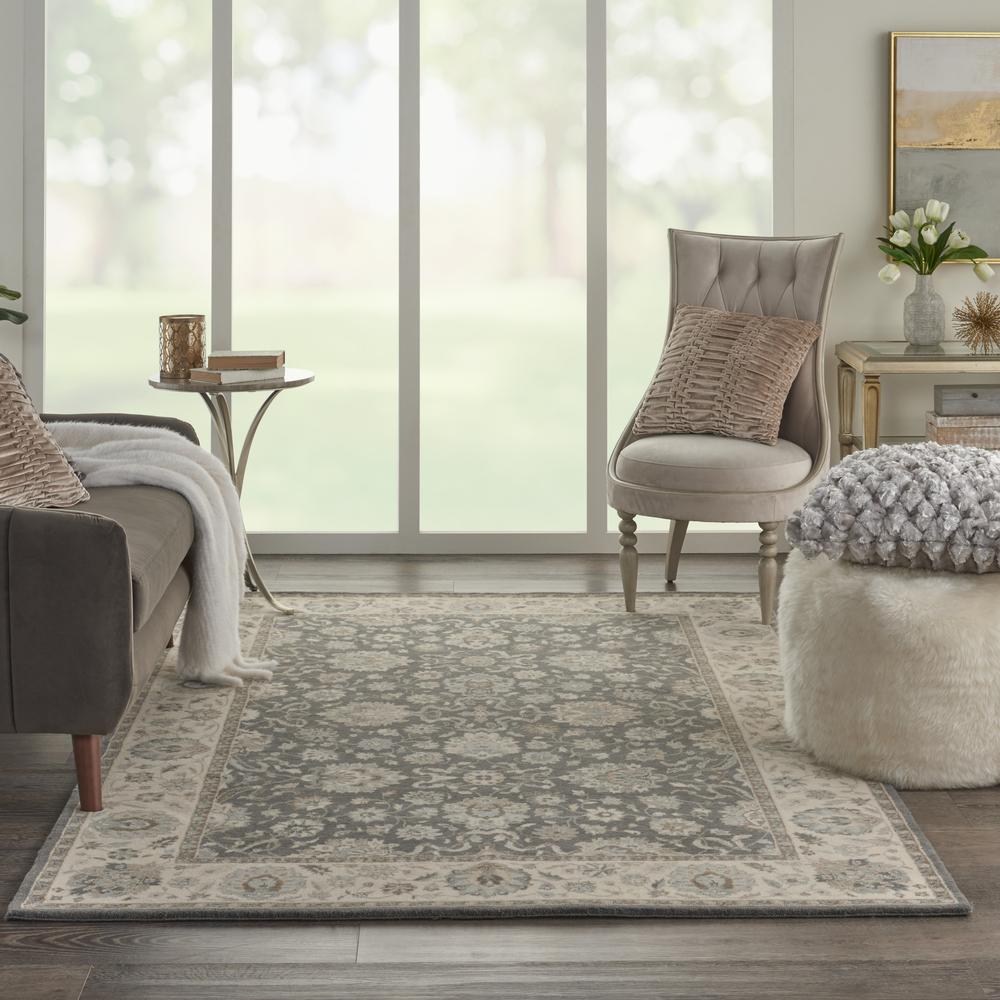 Rectangle Farmhouse Machine Made Area Rug. Picture 2