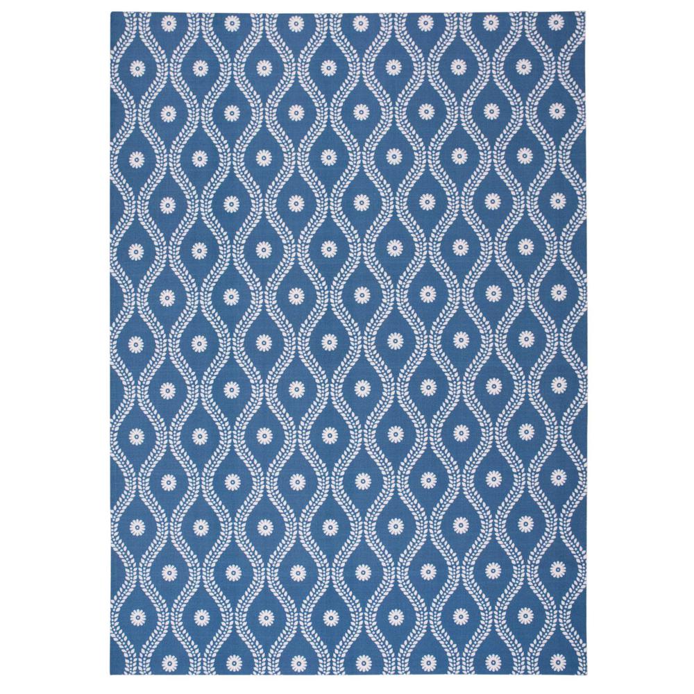 Home & Garden Area Rug, Navy, 4'4" x 6'3". Picture 1