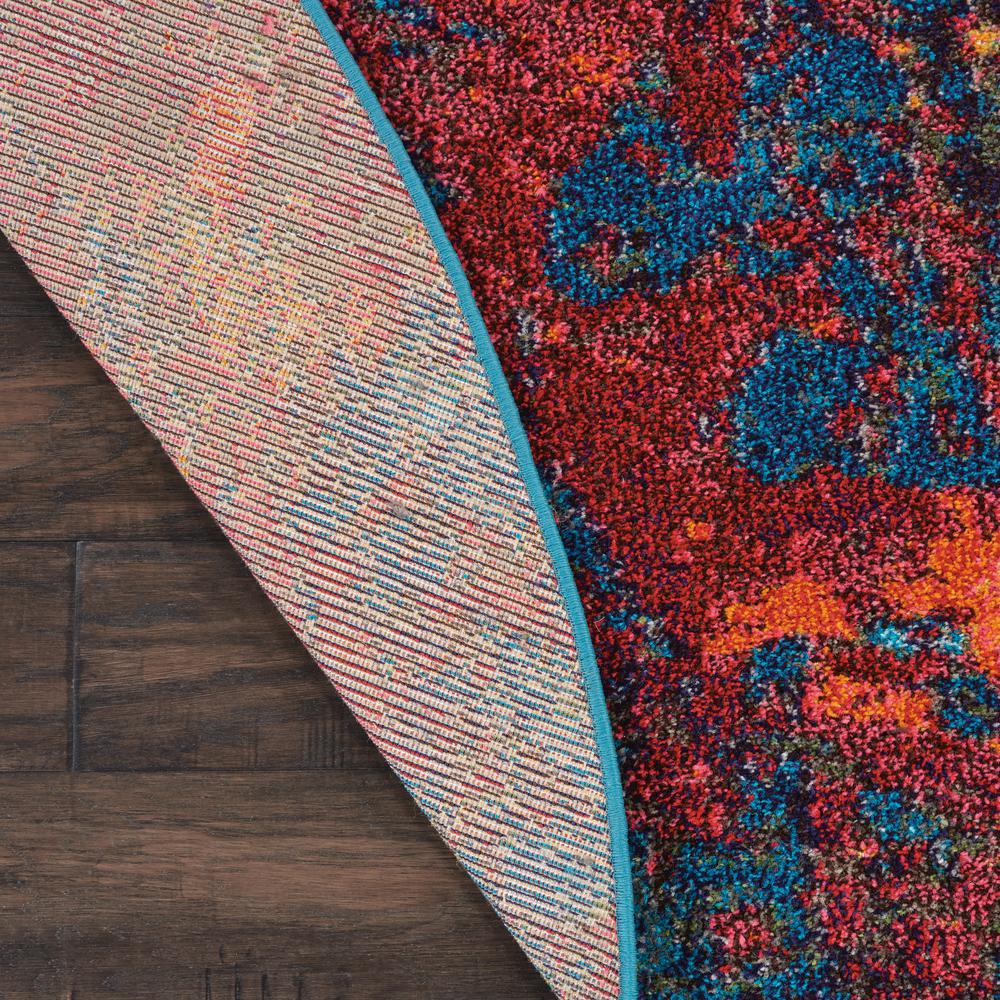 Modern Round Area Rug, 5' x Round. Picture 4