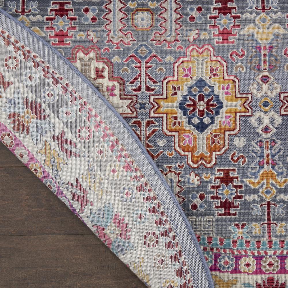 Bohemian Round Area Rug, 6' x Round. Picture 3