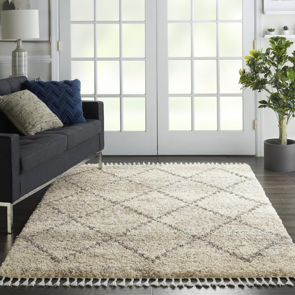 Nourison Home Scandinavian Shag Area Rug. Picture 2