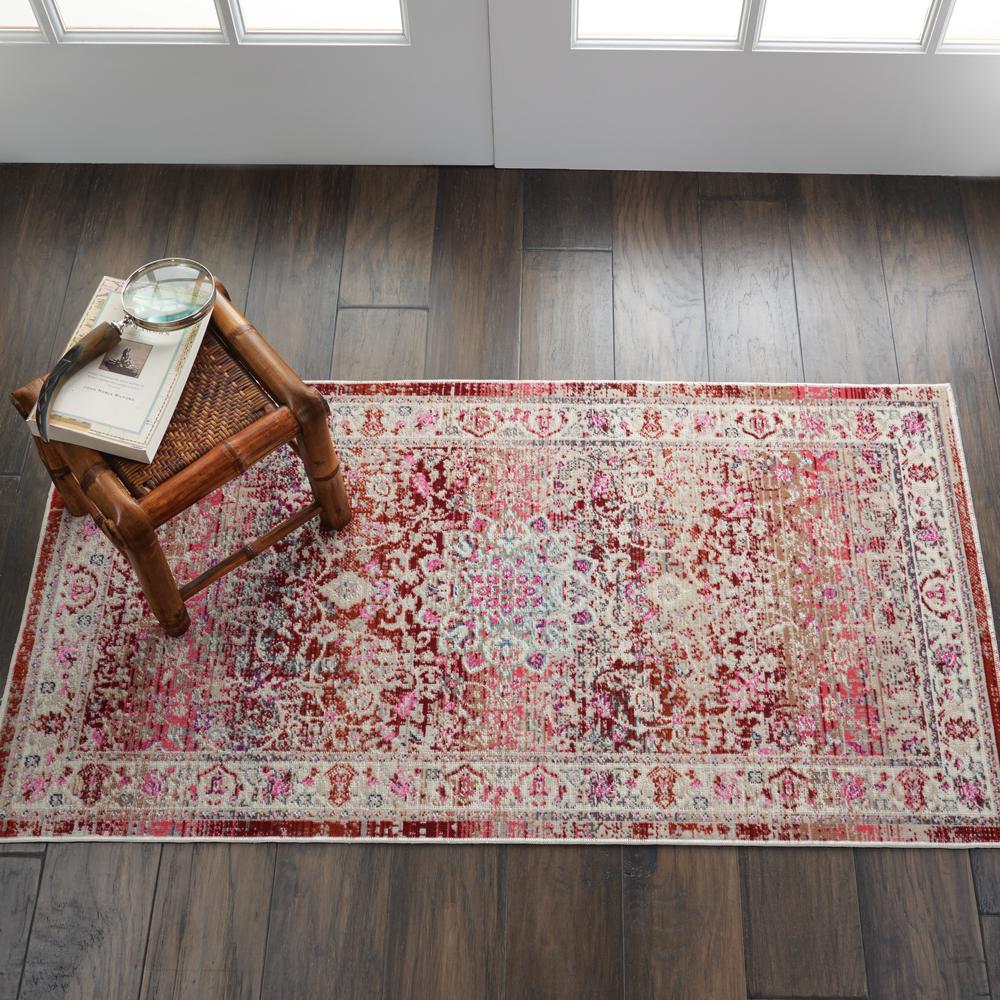 Vintage Rectangle Area Rug, 2' x 4'. Picture 2