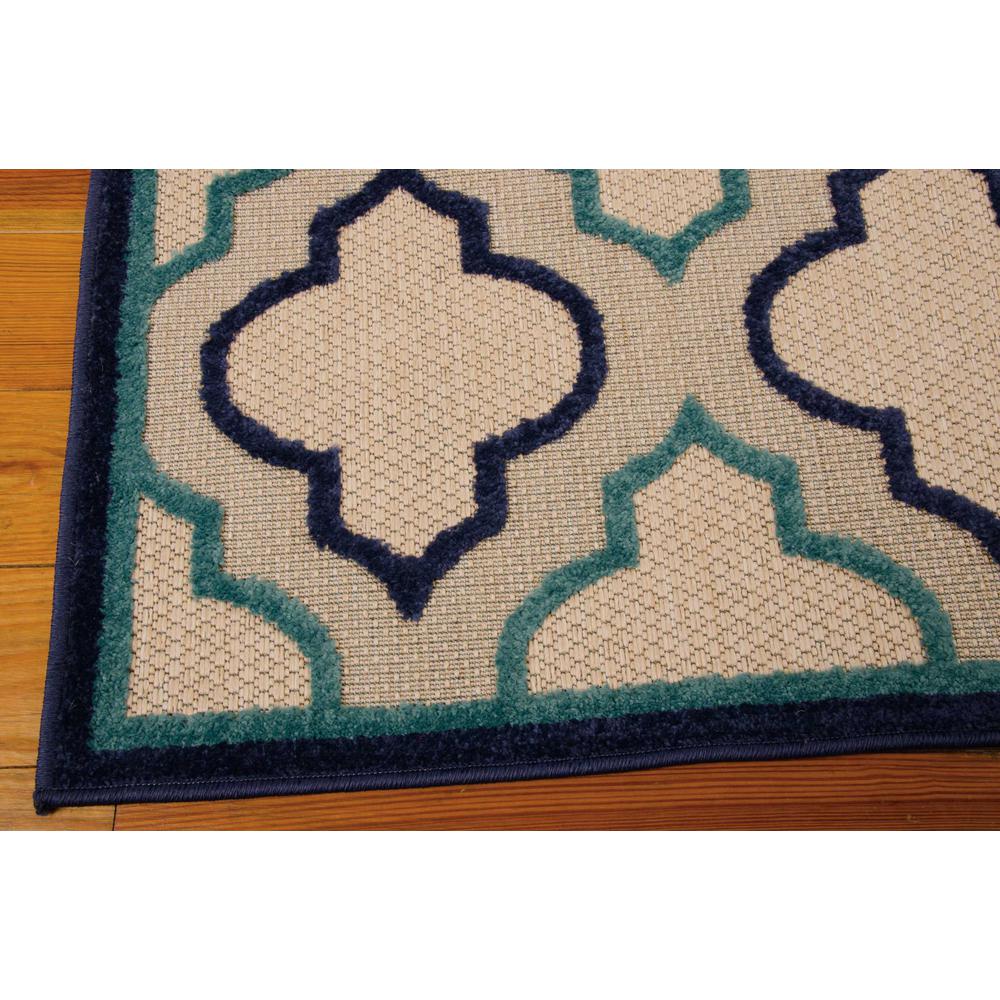 Aloha Area Rug, Navy, 3'6" x 5'6". Picture 3