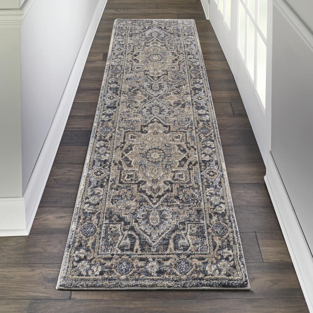 Vintage Runner Area Rug, 8' Runner. Picture 3