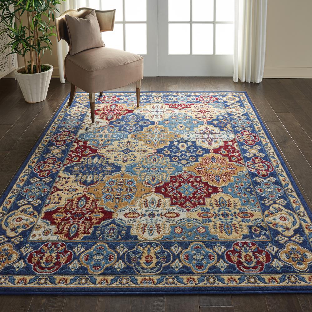 Bohemian Rectangle Area Rug, 6' x 9'. Picture 3