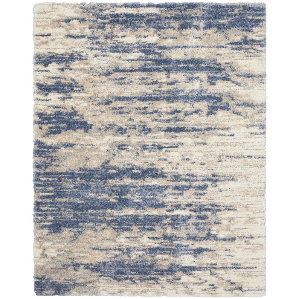 Shag Rectangle Area Rug, 7' x 9'. Picture 1