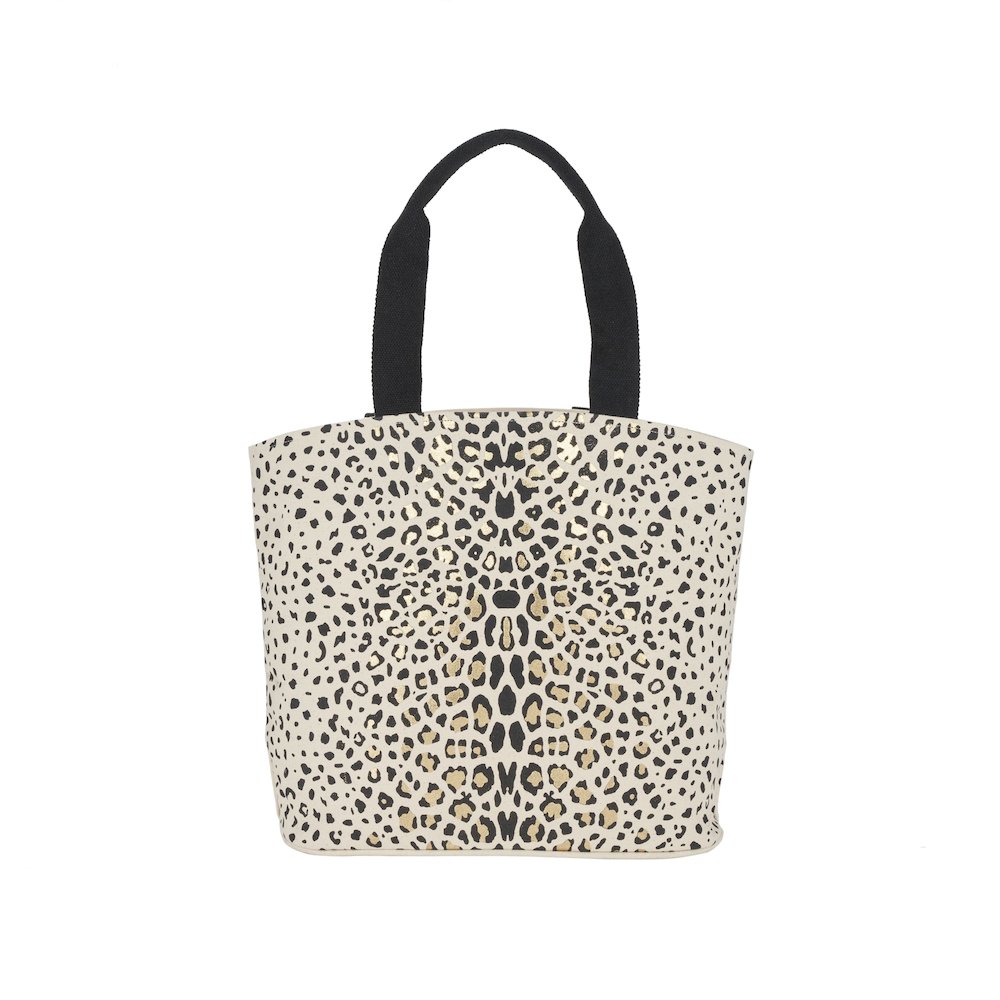 Handbags & Crossbody Leopard Blk Gold. Picture 1