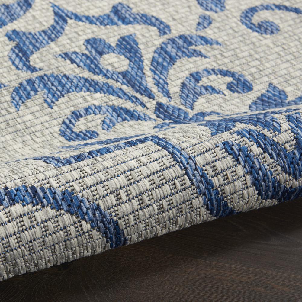 GRD04 Garden Party Ivory Blue Area Rug- 6' x 9'. Picture 7