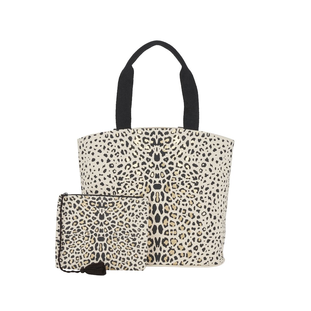 Handbags & Crossbody Leopard Blk Gold. Picture 2