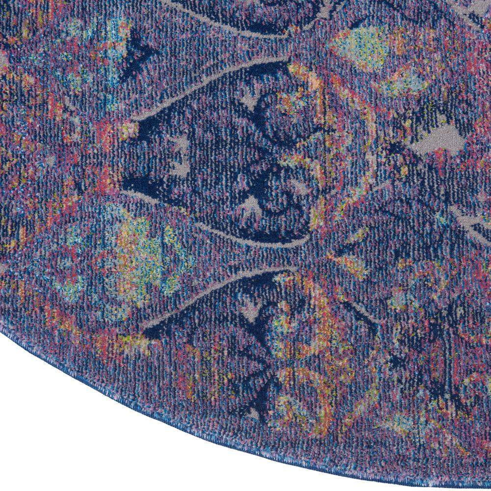 Bohemian Round Area Rug, 6' x Round. Picture 5