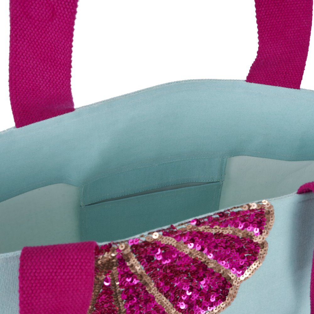 Handbags & Crossbody Sequin Shells, Turquoise. Picture 6