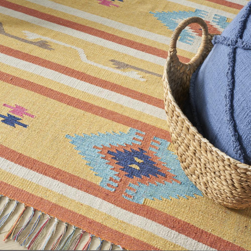 Southwestern Rectangle Area Rug, 8' x 10'. Picture 8