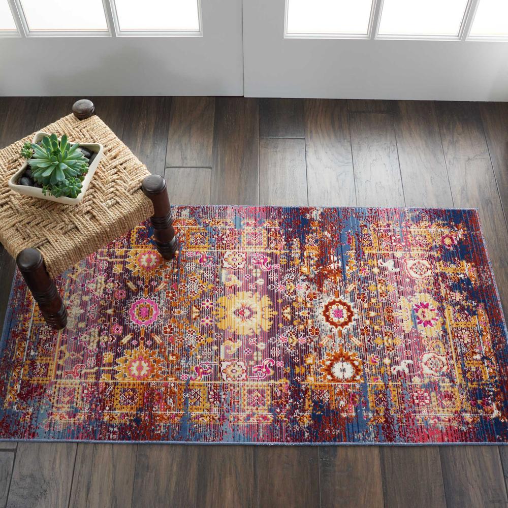 Vintage Rectangle Area Rug, 2' x 4'. Picture 2