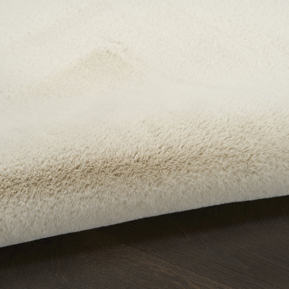 Nourison Home Soft Plush Rabbit Fur Area Rug. Picture 7