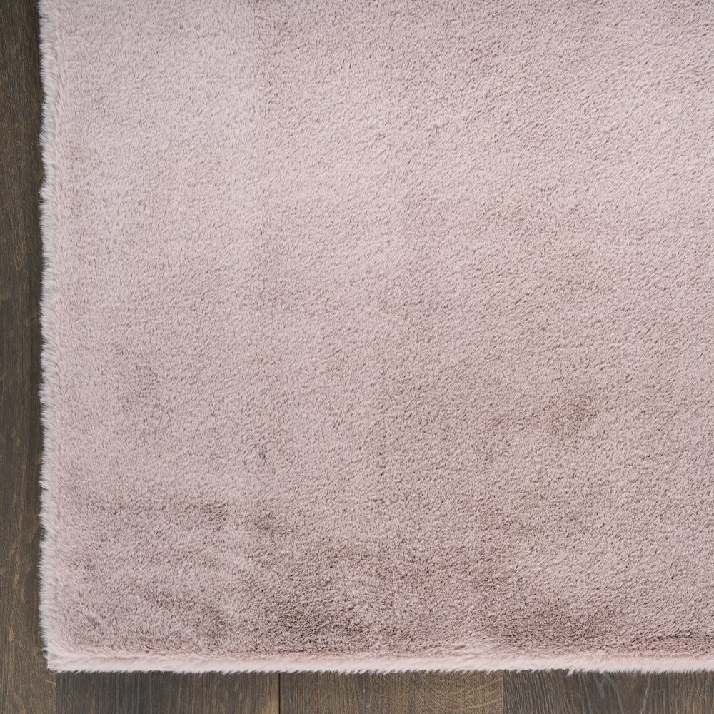 Nourison Home Soft Plush Rabbit Fur Area Rug. Picture 4