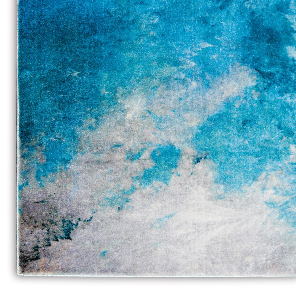Nourison Le Reve Area Rug, Seafoam, 4' x 6', LER02. Picture 5