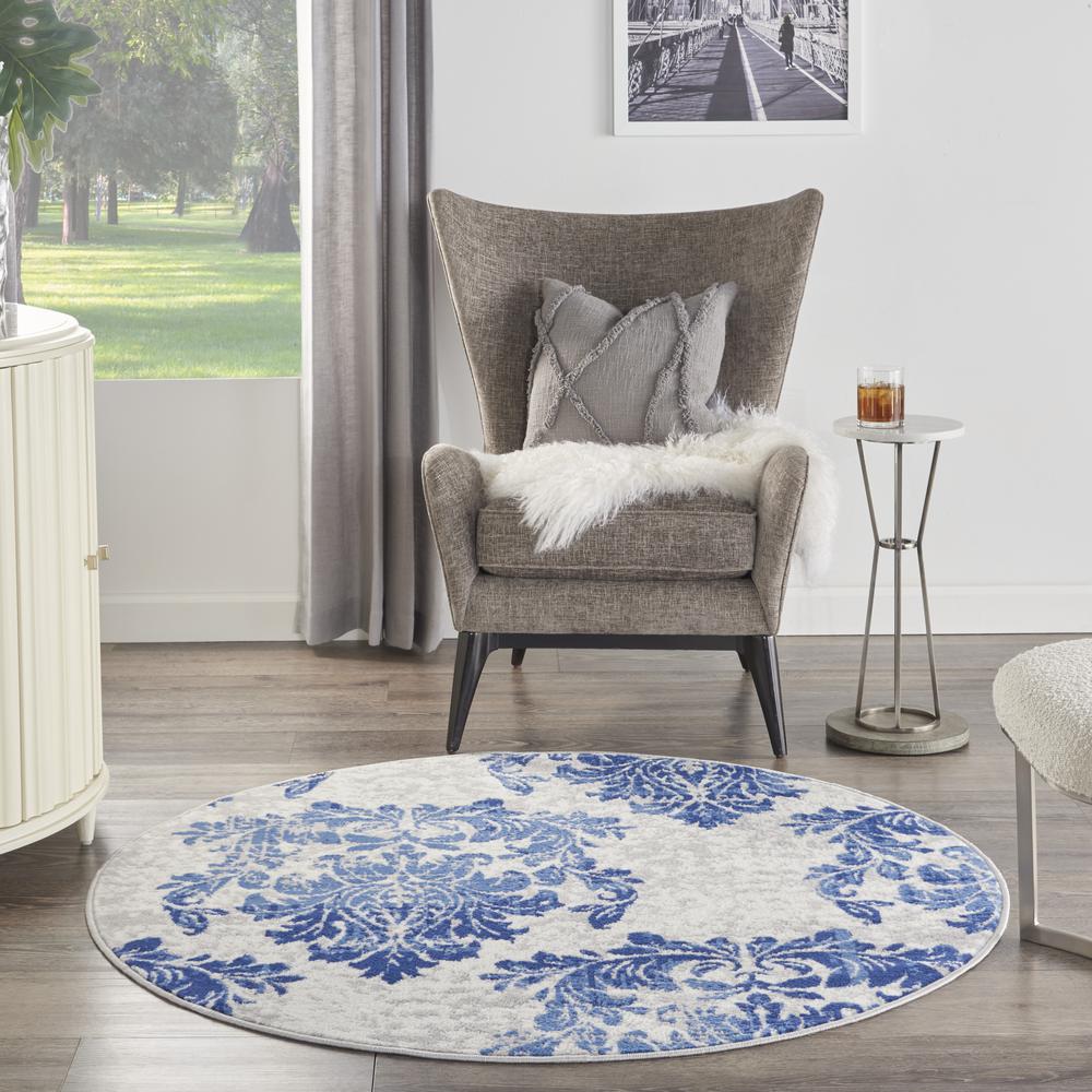 Nourison Whimsicle Area Rug, 5' Round (99446833617). Picture 9