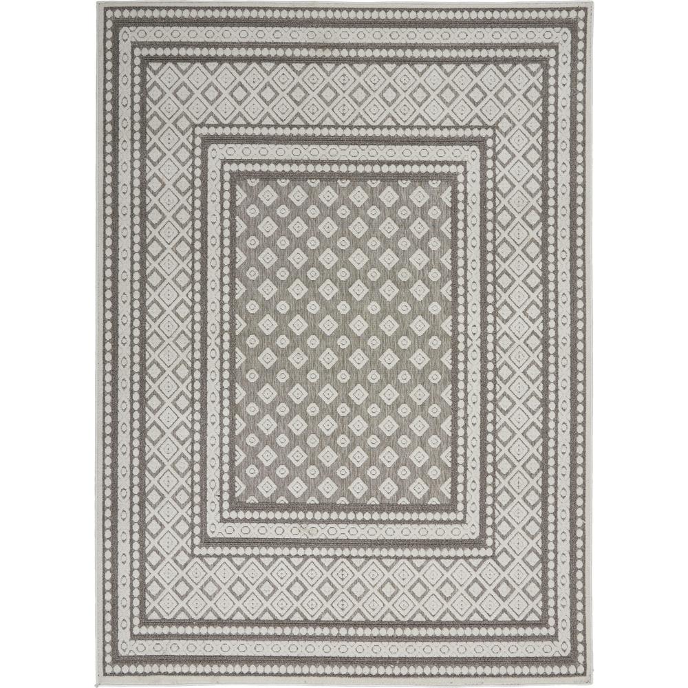 CLA02 Calobra Lt Grey Area Rug- 4' x 6'. Picture 1