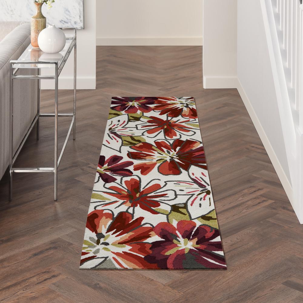 Contemporary Runner Area Rug, 8' Runner. Picture 3