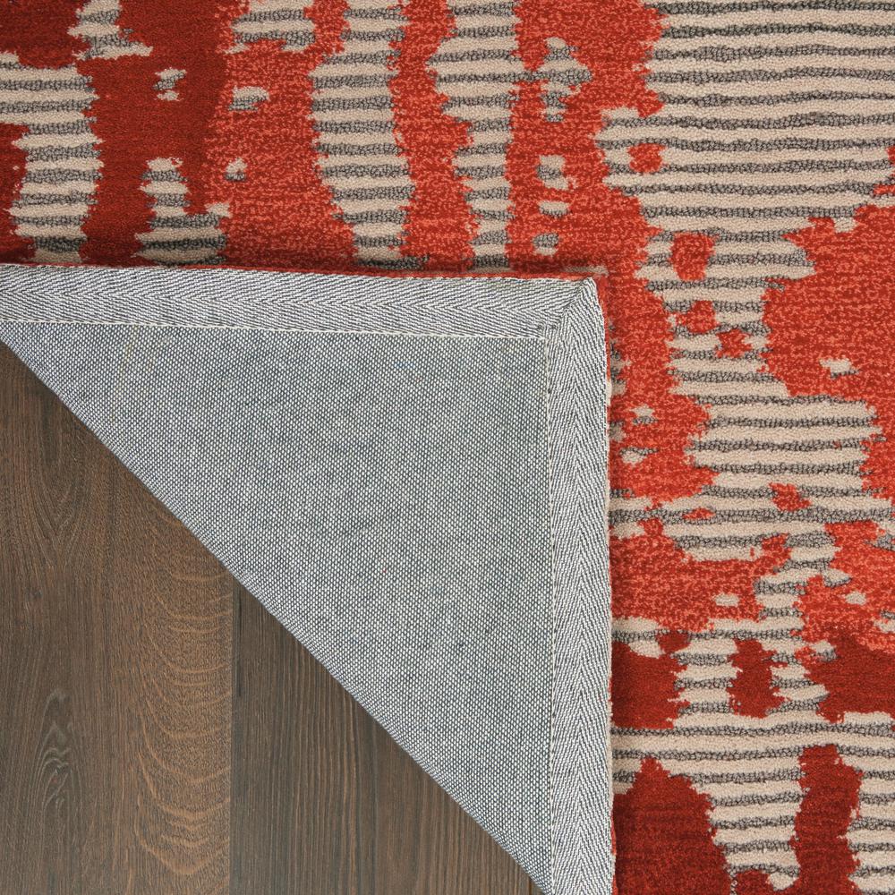 Symmetry Area Rug, Beige/Red, 8'6" X 11'6". Picture 3