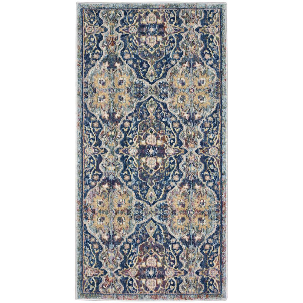 Bohemian Rectangle Area Rug, 2' x 4'. Picture 1