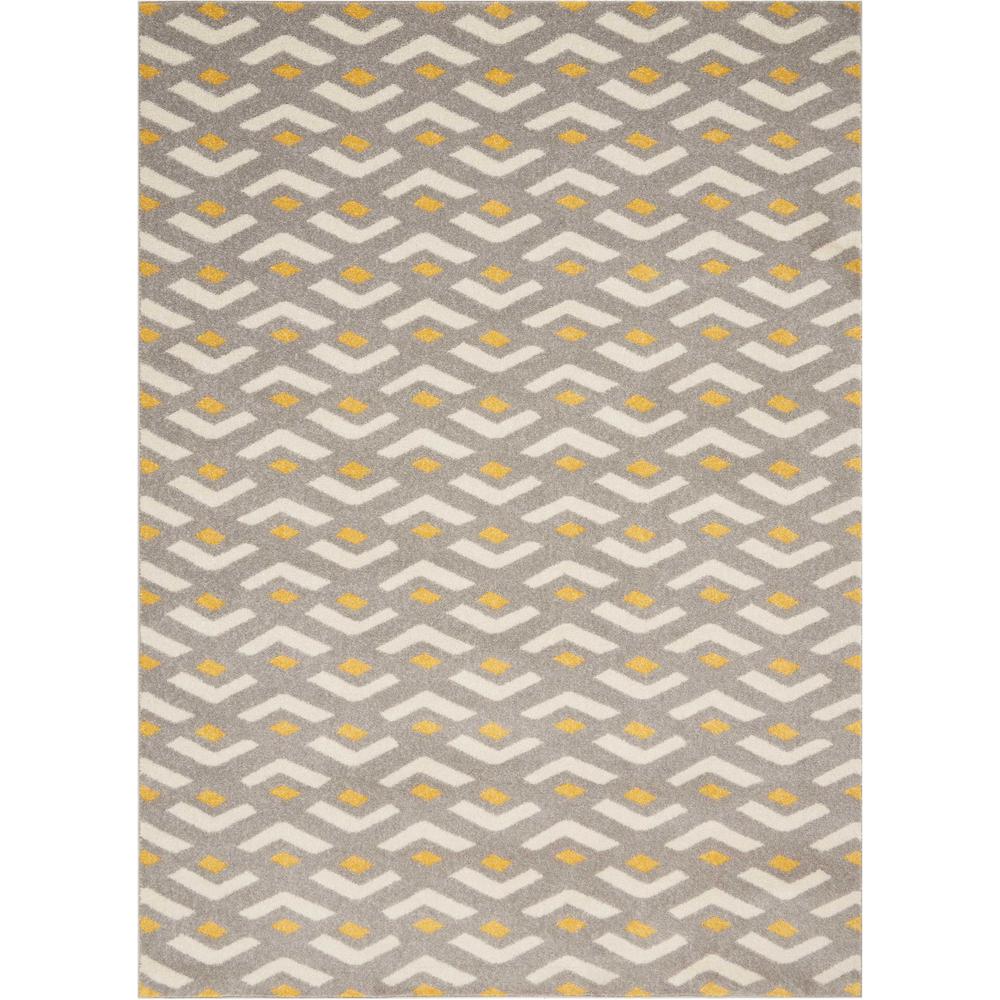 Nourison Harper Grey Kids Area Rug. Picture 1