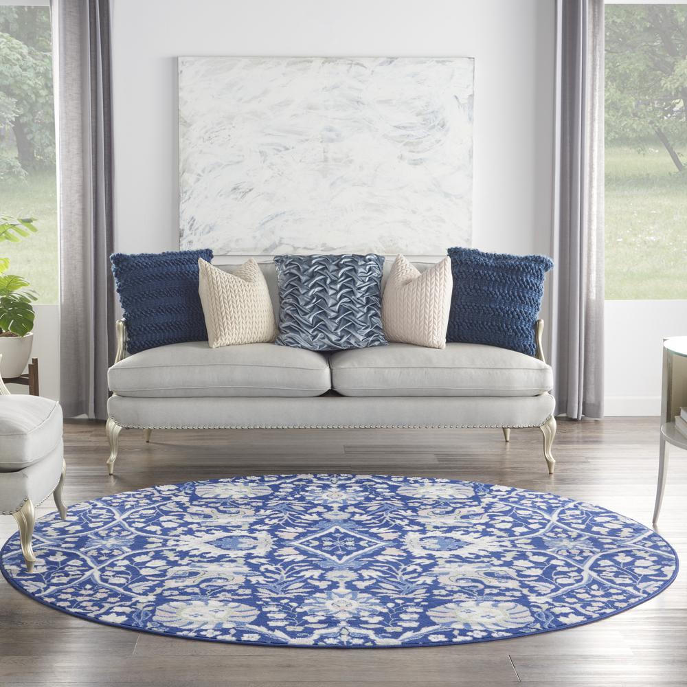 Farmhouse Round Area Rug, 8' x Round. Picture 10
