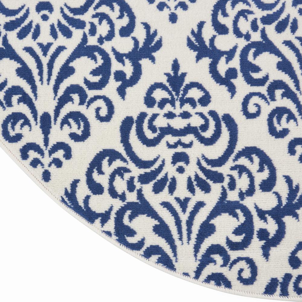 Transitional Round Area Rug, 5' x Round. Picture 6