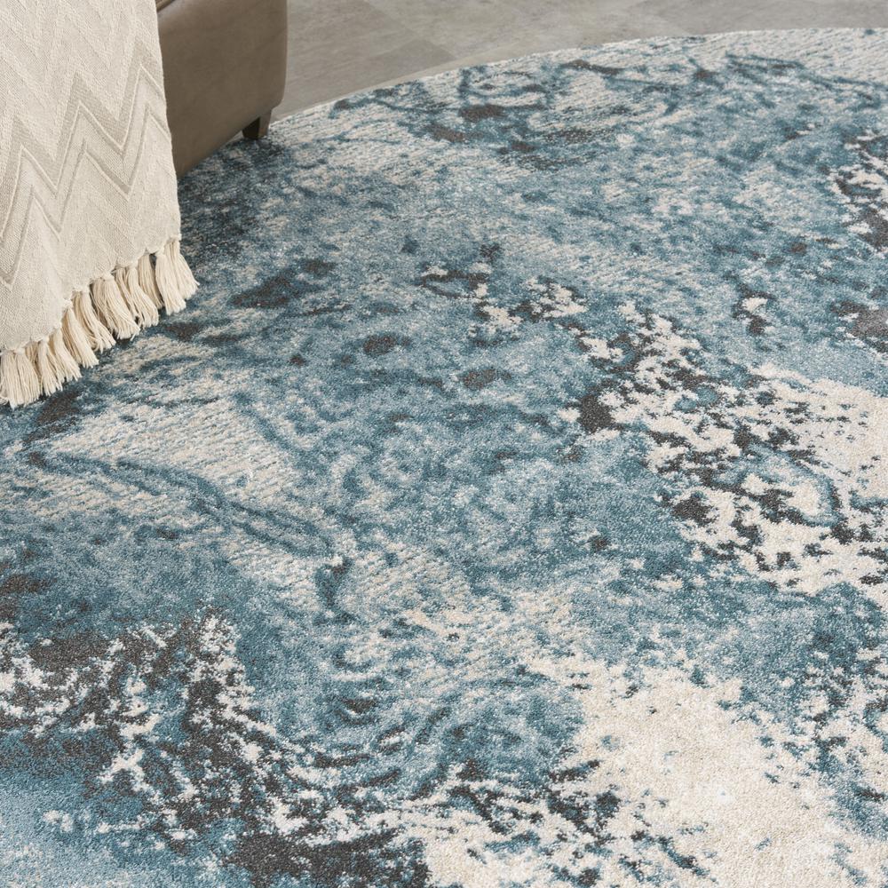Modern Round Area Rug, 8' x Round. Picture 8