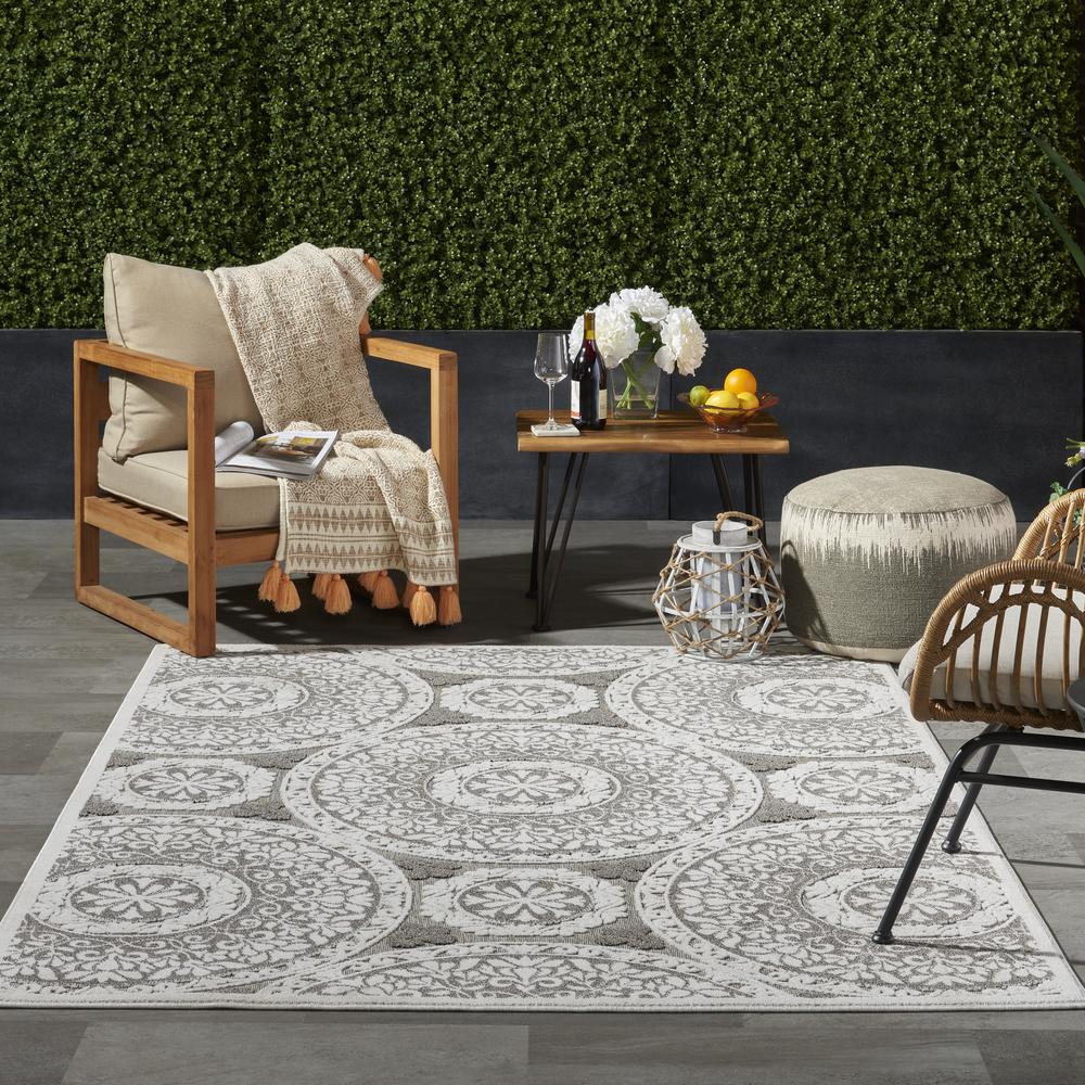 CLA03 Calobra Taupe Area Rug- 4' x 6'. Picture 10