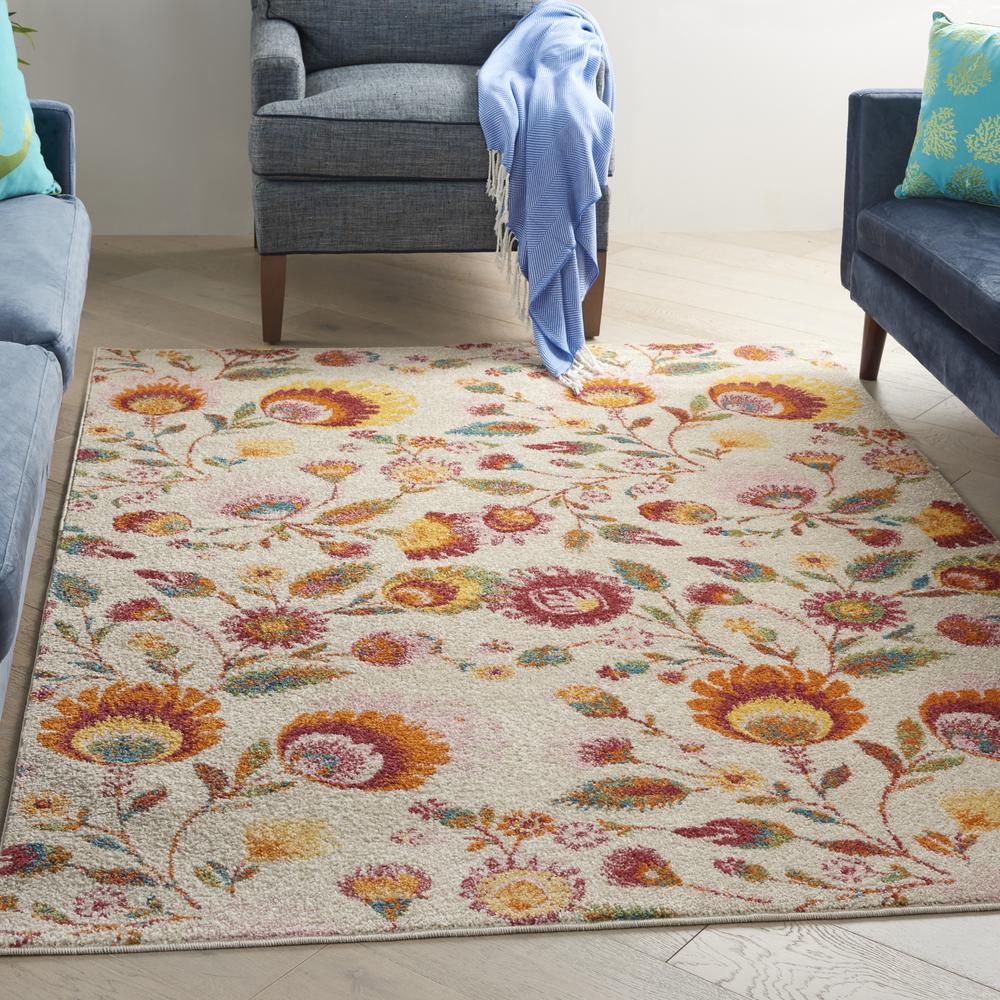 Farmhouse Rectangle Area Rug, 5' x 7'. Picture 2