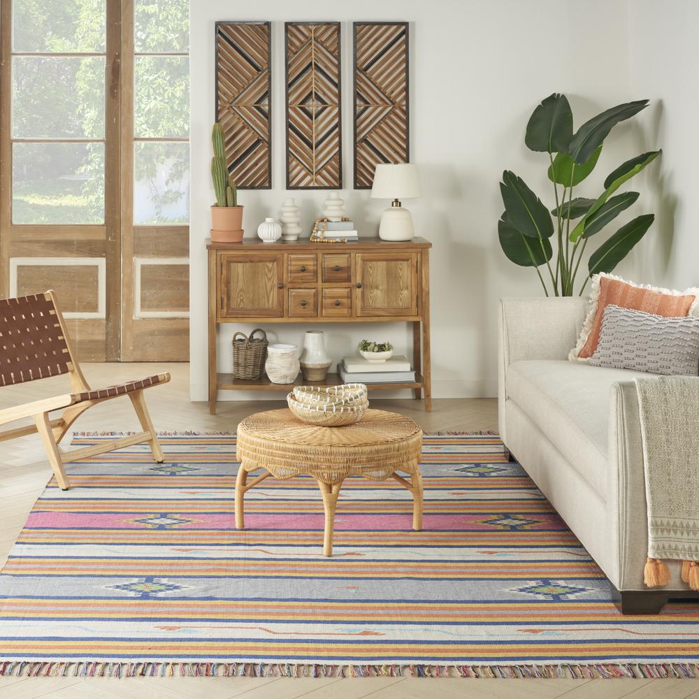 Southwestern Rectangle Area Rug, 8' x 10'. Picture 9