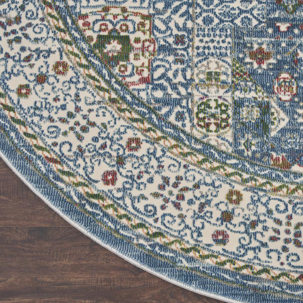 Bohemian Round Area Rug, 6' x Round. Picture 4