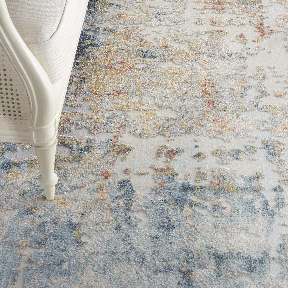 TRC05 Trance Ivory/Multi Area Rug- 6'6" x 9'6". Picture 8