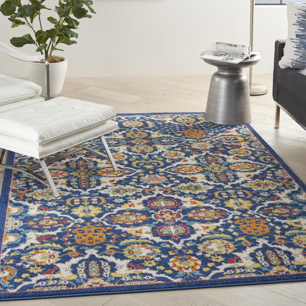 Bohemian Rectangle Area Rug, 4' x 6'. Picture 3