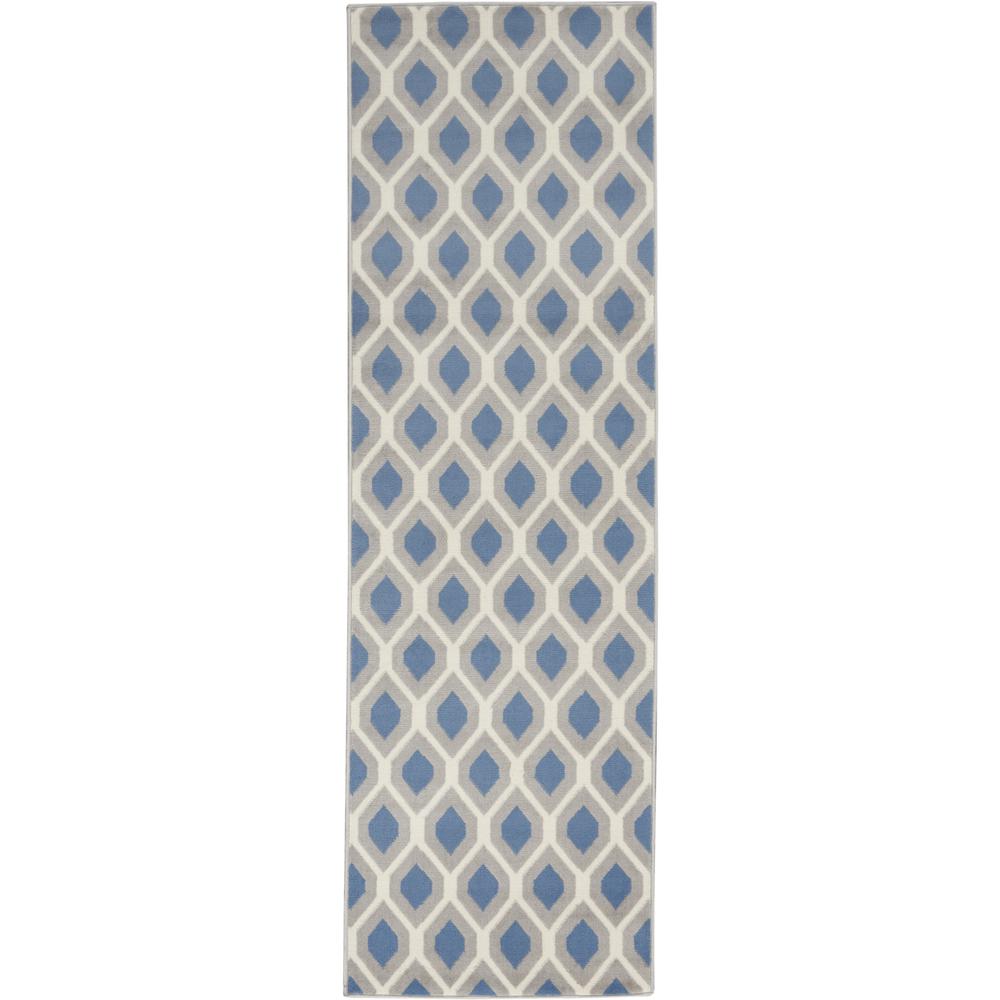 Grafix Area Rug, Blue, 2'3" x 7'6". Picture 1