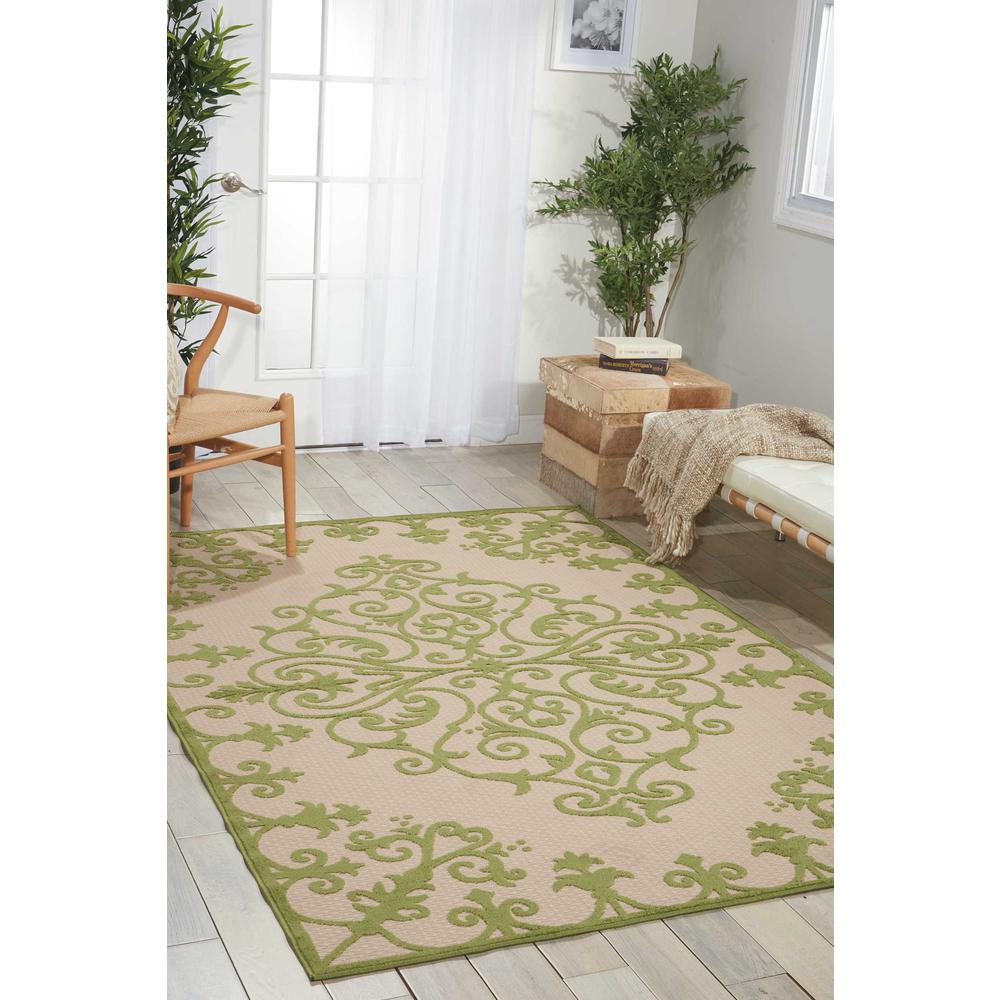 Aloha Area Rug, Green, 9'6" x 13'. Picture 2